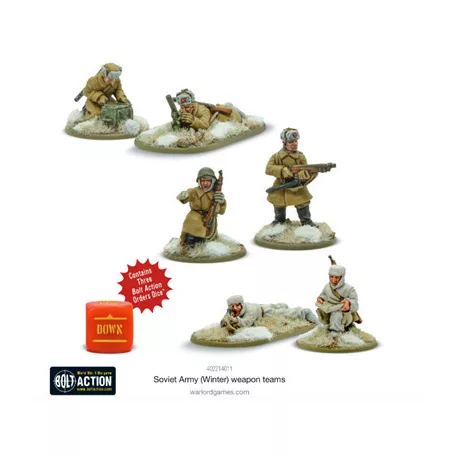 Bolt Action - Soviet Army (Winter) Weapons Teams - EN-402214011