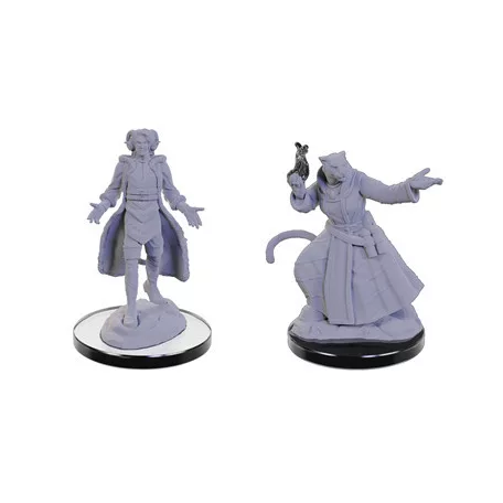 Critical Role Unpainted Miniatures: Lucien Tavelle & Cree Deeproots-90663
