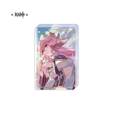 Genshin Impact - Acrylic Ornament with Glitter / Quicksand Effect - Yae Miko - 55x85mm-SAK43338