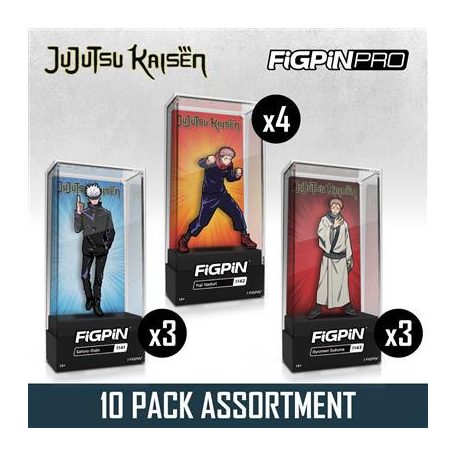 FiGPiN - Jujutsu Kaisen 10 Pack Assortment-JUJUKSN0623
