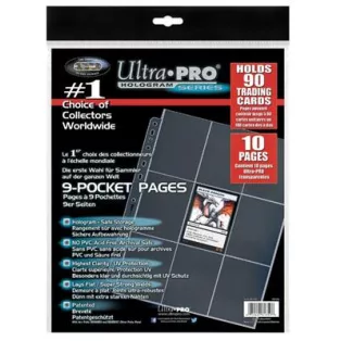 UP - 9-Pocket Pages (11 Hole) Refill Pack (10 Pages)-81359