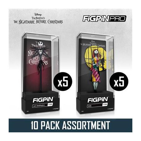 FiGPiN - The Nightmare Before Christmas 10 Pack Assortment-NTMRXMAS0623
