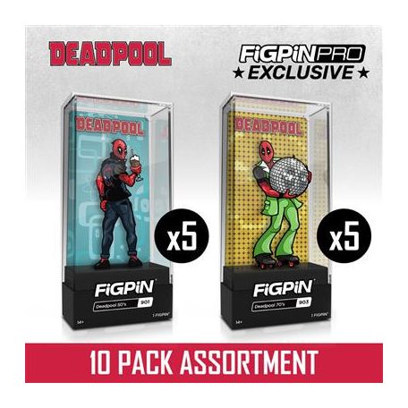 FiGPiN - Deadpool Exclusive 10 Pack Assortment-DEADPOOL0623