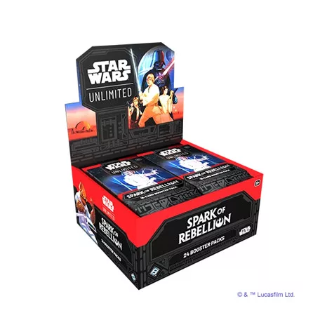 FFG - Star Wars: Unlimited - Spark of Rebellion Booster Display (24 Booster) - EN-SWH0102EN