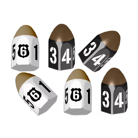 Tiny Epic Crimes 6 Pack Bullet Dice - EN-GLGTECA04