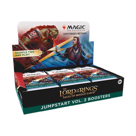 MTG - The Lord of the Rings: Tales of Middle-earth Jumpstart Vol. 2 Booster Display (18 Packs) - EN-D21250000