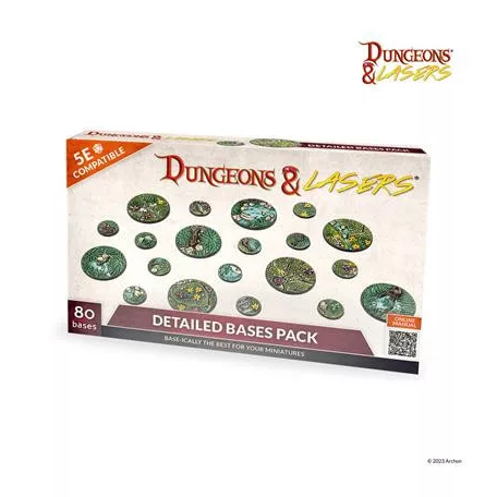 Dungeons & Lasers - Detailed Bases Pack - EN-DNL0063