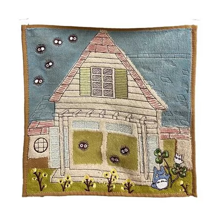 Mini Towel Totoro & Kusakabe House 25x25 cm My Neighbor Totoro-Marushin-87651