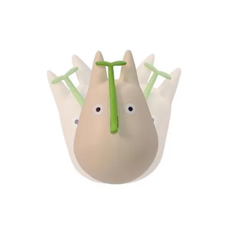 Round Bottomed Figurine Small Totoro with leaf My Neighbor Totoro-Ensky-49663