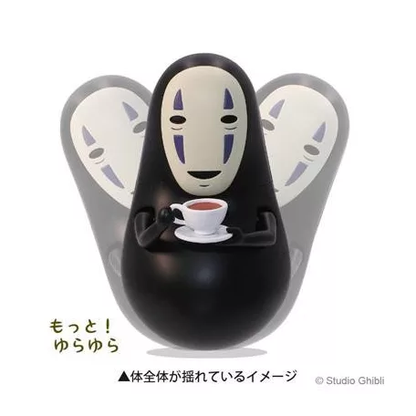 Round Bottomed Figurine No Face's coffe time Spirited Away-Ensky-70218