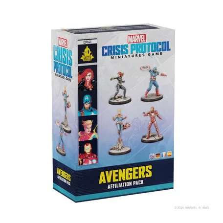 Marvel Crisis Protocol - Avengers Affiliation Pack - EN/FR/SP/DE-CP141
