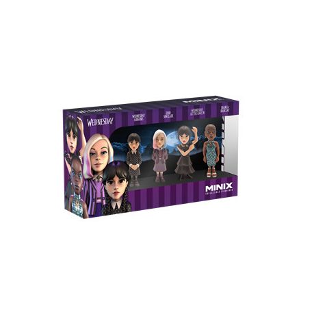 Minix Figurine Wednesday - 4 Pack-14781