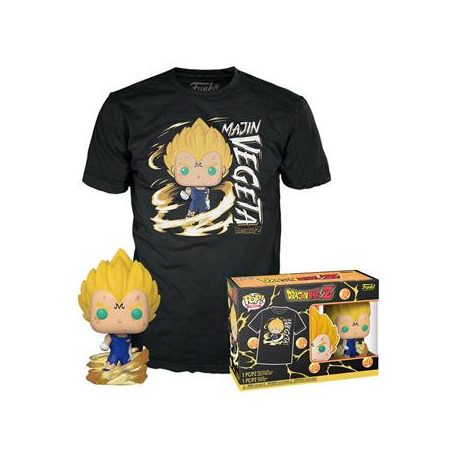Funko POP! POP&Tee: DBZ - Majin Vegeta-FK72668