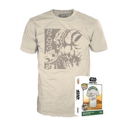 Funko POP! Boxed Tee: SW - Grogu w/Rancor-FK72740
