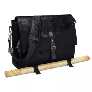 ENHANCE RPG Player's Messenger DnD Bag Collector's Edition (Dragon Black)-ENTTCFP200BKEW