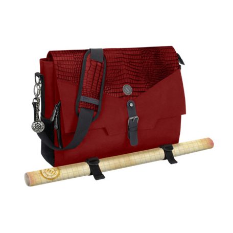 ENHANCE RPG Player's Messenger DnD Bag Collector's Edition (Dragon Red)-ENTTCFP200RDEW