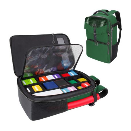ENHANCE Trading Card Games Trading Card Backpack Collector's Edition (Green)-ENTTCFT200GNEW