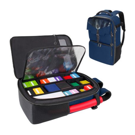 ENHANCE Trading Card Games Trading Card Backpack Collector's Edition (Blue)-ENTTCFT200BLEW