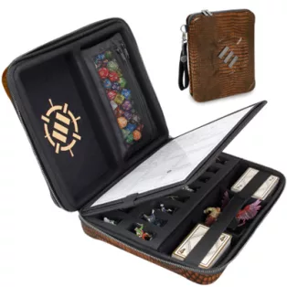 ENHANCE Tabletop RPGs RPG Organizer Case Collector's Edition (Brown)-ENTTCEC200BREW