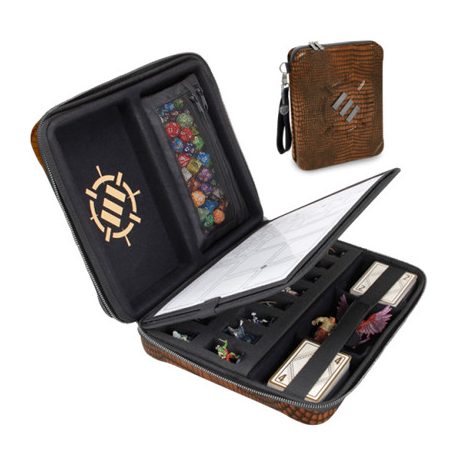 ENHANCE Tabletop RPGs RPG Organizer Case Collector's Edition (Brown)-ENTTCEC200BREW