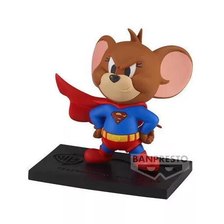 Tom and Jerry - Banpresto WB100th Ann. Figure - Jerry (Superman)-BP88743P