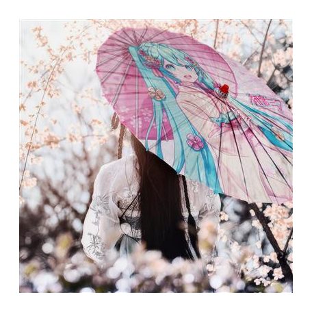 Miku Hatsune - Japanischer Papier-Sonnenschirm-SAK83427