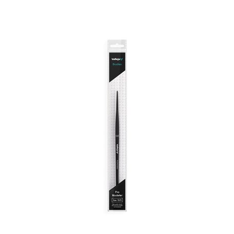 Vallejo - Brush / Pro Modeler - Natural Hair Round Brush No. 10/0-B01100