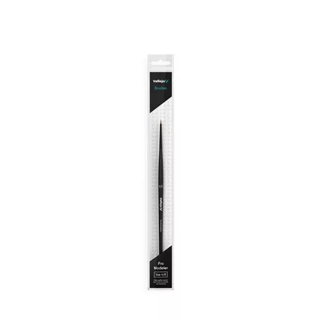Vallejo - Brush / Pro Modeler - Natural Hair Round Brush No. 4/0-B01040