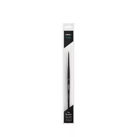 Vallejo - Brush / Pro Modeler - Natural Hair Round Brush No. 3/0-B01030
