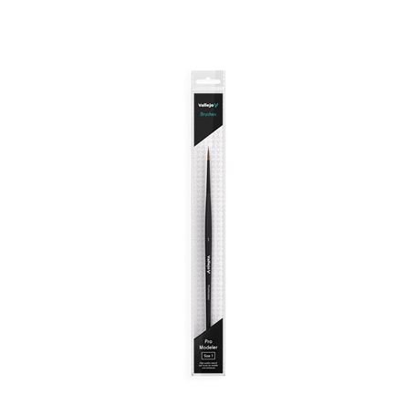 Vallejo - Brush / Pro Modeler - Natural Hair Round Brush No. 1-B01001