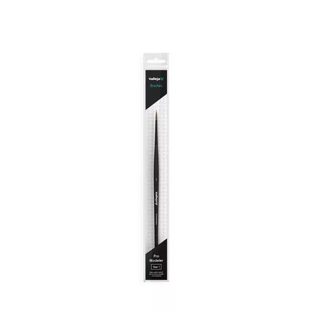 Vallejo - Brush / Pro Modeler - Natural Hair Round Brush No. 1-B01001