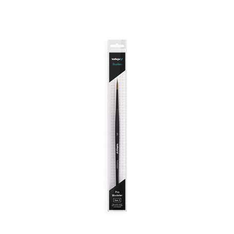 Vallejo - Brush / Pro Modeler - Natural Hair Round Brush No. 3-B01003