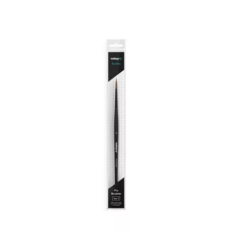 Vallejo - Brush / Pro Modeler - Natural Hair Round Brush No. 3-B01003