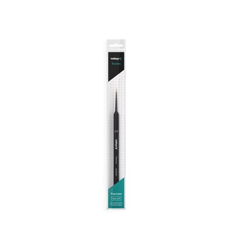 Vallejo - Brush / Precision - Round Synthetic Brush, Triangular Handle No. 2/0-B03020