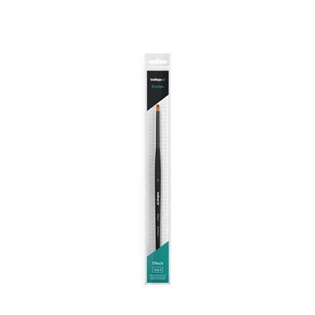 Vallejo - Brush / Effects - Flat Rectangular Synthetic Brush No. 2-B04002