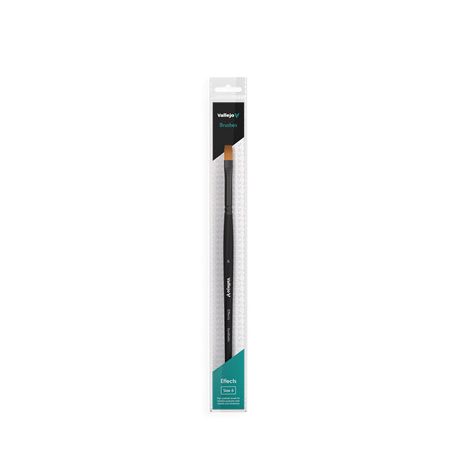 Vallejo - Brush / Effects - Flat Rectangular Synthetic Brush No. 6-B04006