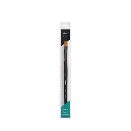 Vallejo - Brush / Effects - Flat Rectangular Synthetic Brush No. 8-B04008