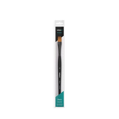 Vallejo - Brush / Effects - Flat Rectangular Synthetic Brush No. 10-B04010