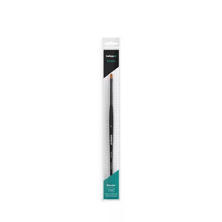 Vallejo - Brush / Blender - Flat Angled Synthetic Brush Small-B05001
