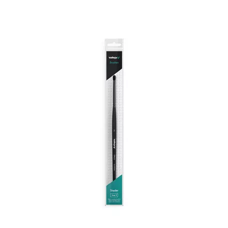 Vallejo - Brush / Shader - Filbert Shader Flat Synthetic Brush No. 2-B06002