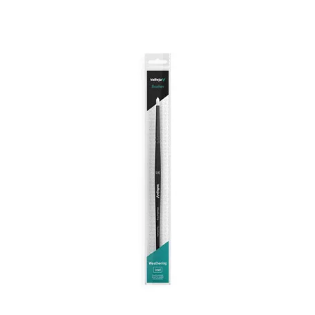 Vallejo - Brush / Weathering - Weathering Round Synthetic Brush Small-B08001