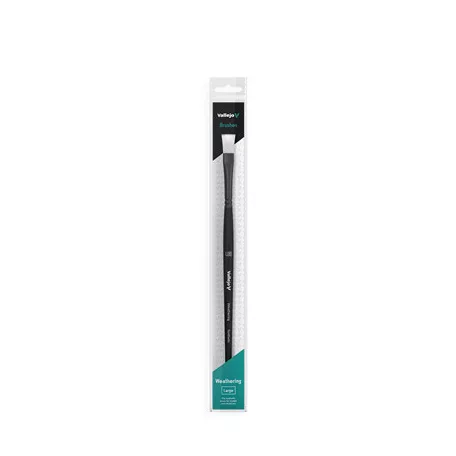 Vallejo - Flat Brush / Weathering - Weathering Flat Synthetic Brush Large-B09003