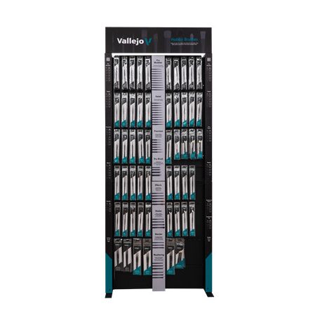Vallejo - Hobby Brushes / Rack: Vallejo Hobby Brushes Floor Display (Only Display)-EX723