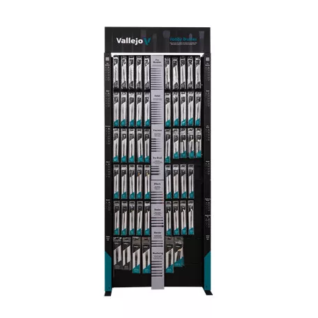 Vallejo - Hobby Brushes / Rack: Vallejo Hobby Brushes Floor Display (Only Display)-EX723