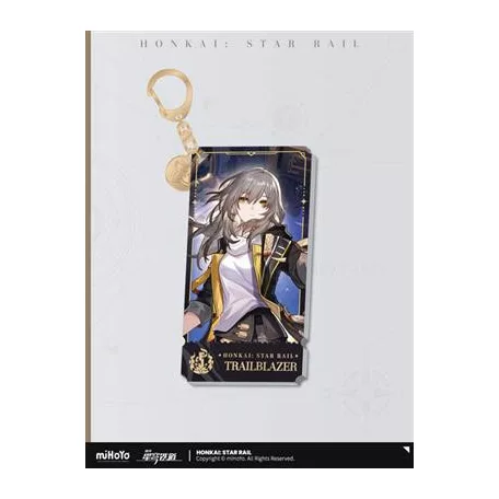 Honkai: Star Rail Character Keychain - Trailblazer (Female)-SAK42447