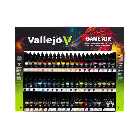 Vallejo - Game Air / Complete Range - 51 colors + 2 auxiliaries + 7 primers in 18 ml bottles-EX731FULL