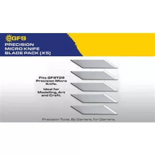 GF9 - Precision Micro Knife Blade Pack (x5)-GF9T10