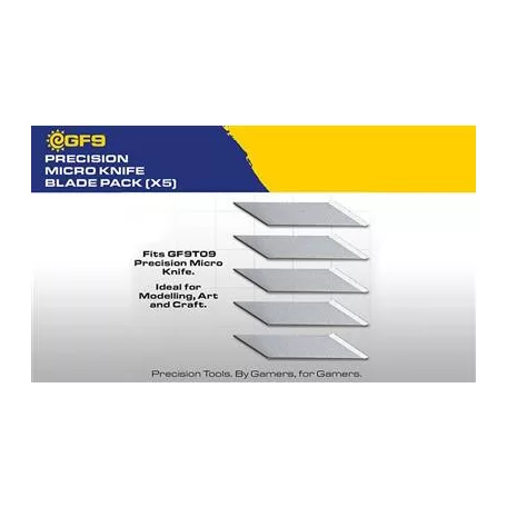 GF9 - Precision Micro Knife Blade Pack (x5)-GF9T10