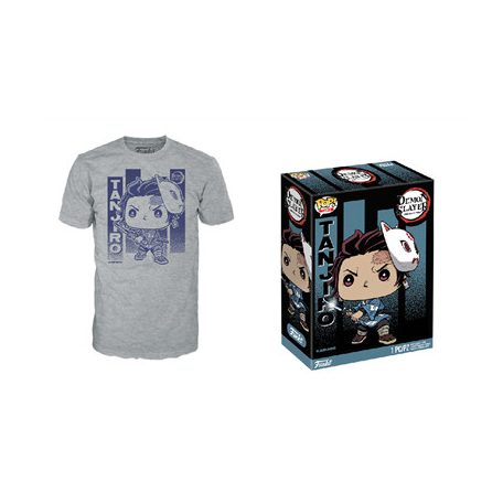 Funko POP! Boxed Tee: DS - Tanjiro w/Wisteria-FK72767