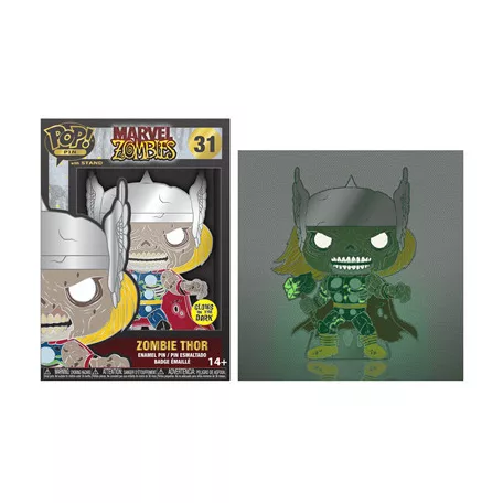 Funko POP! Pin: Marvel - Zombie Thor-FKMVPP0093